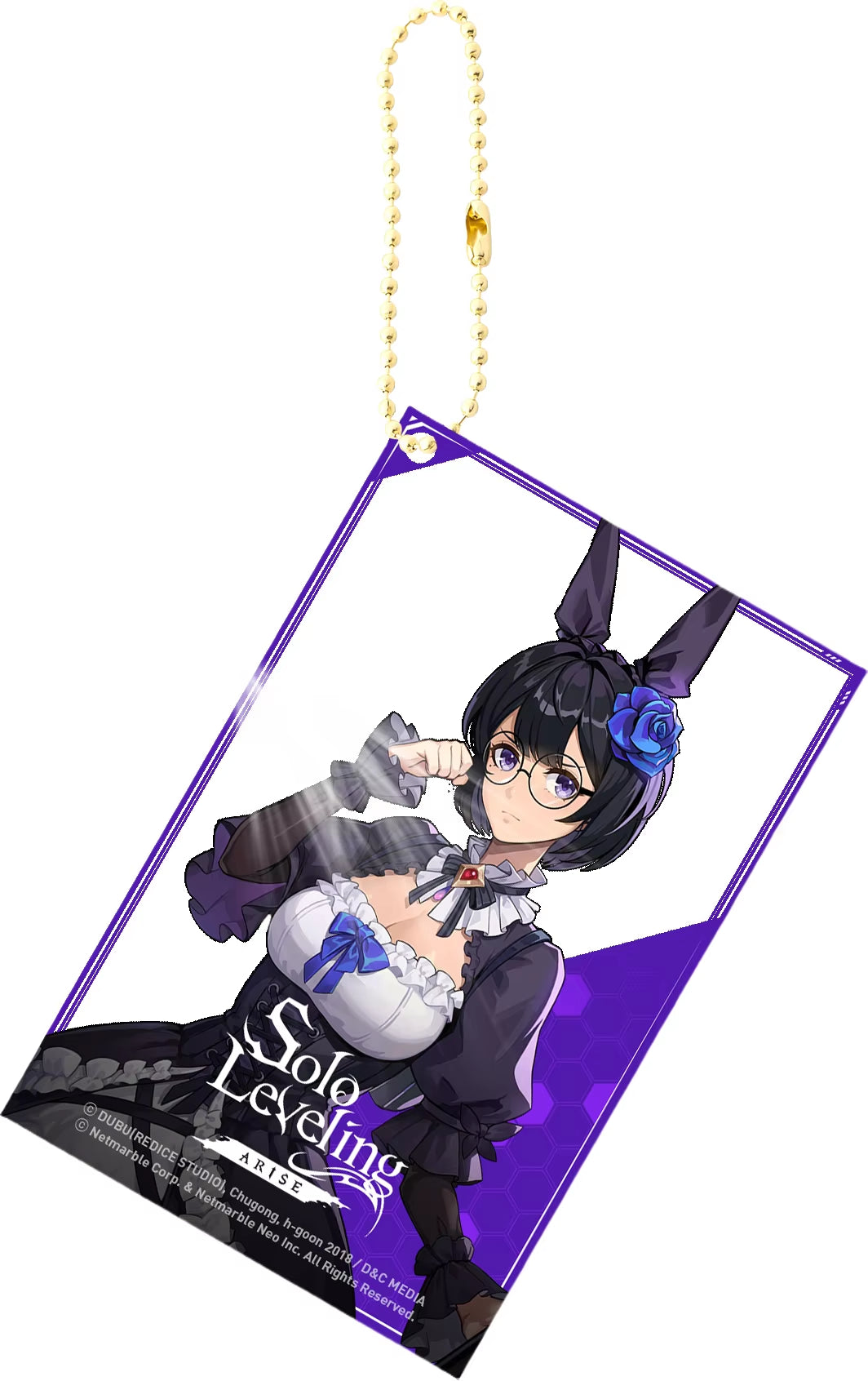 Solo Leveling Acrylic Anime Key Chain Pendant Keychain Bag Charms Figure Jewelry Friends Gifts Accessories Transparent Card
