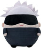 Anime Plush Doll Figures Gojo Satoru Yuji Itadori Soft Plushie Stuffed Toys Keychain round Cushion Pillow Cosplay Props Keyring (10Cm/3.94Inch, Gojo Satoru A)