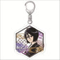 Popular Classics Anime Acrylic Keychain Fashion Kurosaki Ichigo Ishida Uryuu Kuchiki Rukia Cartoon Figures Key Chain Bag Pendant