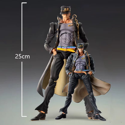 Anime JOJO Figure 25CM Invincible Kujo Jotaro Figure Worth Collecting Model PVC Action Figure Toy Desktop Ornaments Gifts Toys