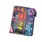 Anime Jojo Bizarre Adventure Khaki Men'S Bifold PU Synthetic Wallet Cool Kujo Jotaro Coin Purse Money Clip