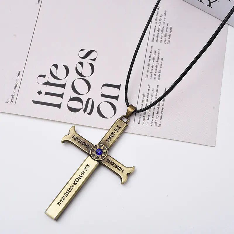 One Piece Luffy Straw Hat Pendant Necklace