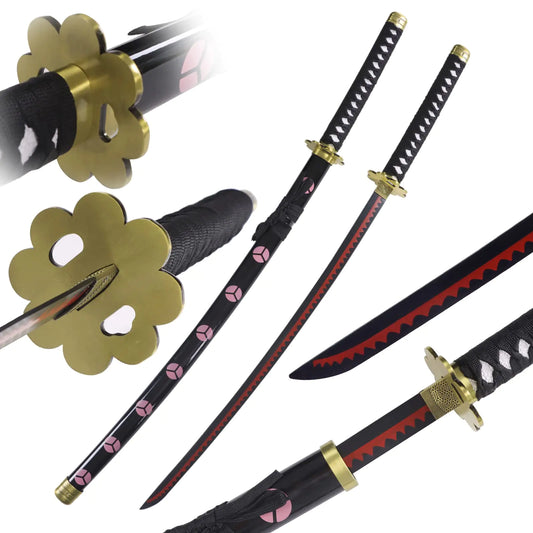 40.55-Inchs Katana SwordAnime Roronoa Zoro ShusuiCospaly Samurai Sword Handmade